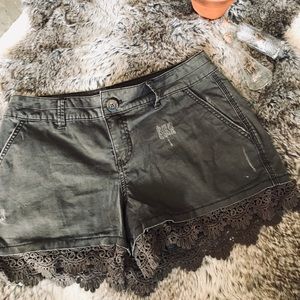 Maurice's Olive Shorts